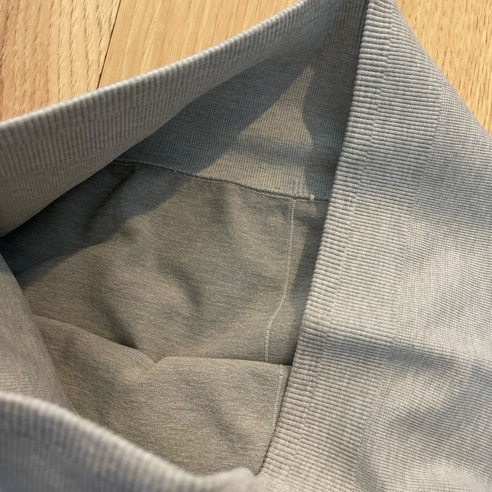 Fabletics Eco Sync High-Waisted Perforated 7/8 Legging Light Gray Heather - Picture 10 of 10